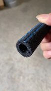 What is the gas volume per meter of microporous aeration tub